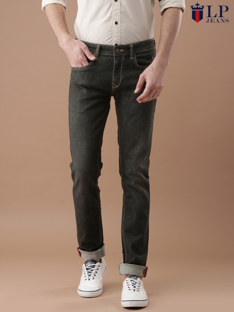 

Louis Philippe Jeans Men Black Matt Slim Fit Stretchable Jeans