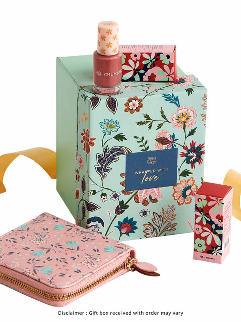 

Chumbak Teal & Pink Printed Accessory Gift Set