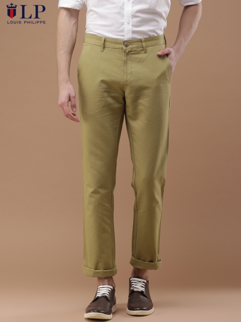 

Louis Philippe Sport Men Khaki Slim Fit Solid Chinos
