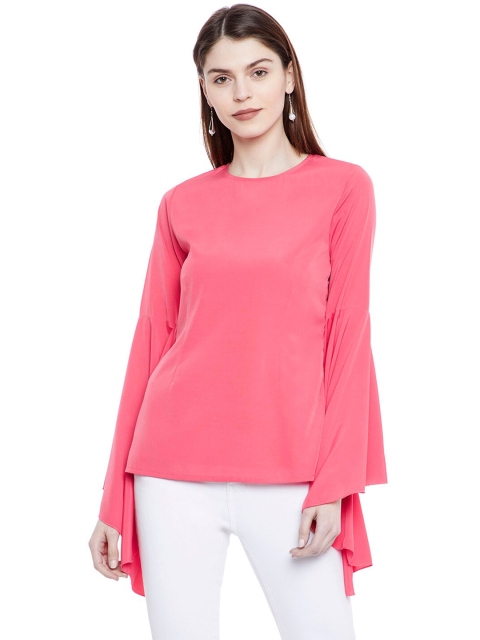 

CHILL WINSTON Women Pink Crepe Top