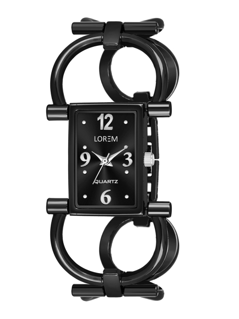 

FERRIZZO Women Black Printed Dial & Black Bracelet Style Straps Analogue Watch LR292