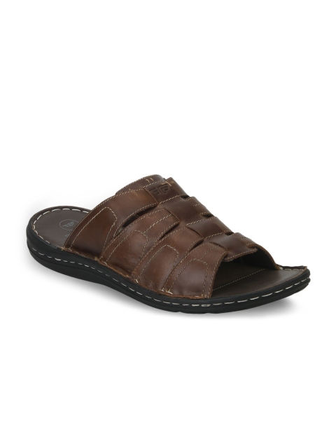 

Red Tape Men Brown Leather Sandals