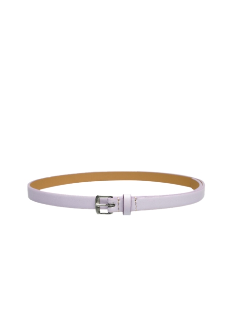 

R&B Women Purple Solid PU Belt