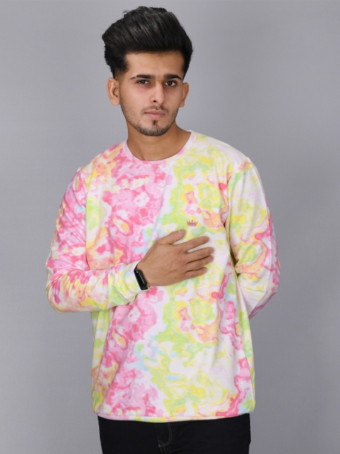 

FRENCH CROWN Men Multicoloured Printed Tropical T-shirt, Multi
