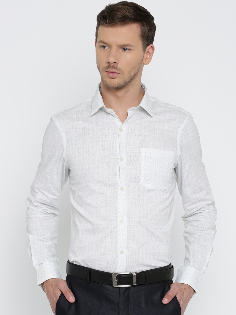 

Arrow Men Green Slim Fit Printed Formal Shirt