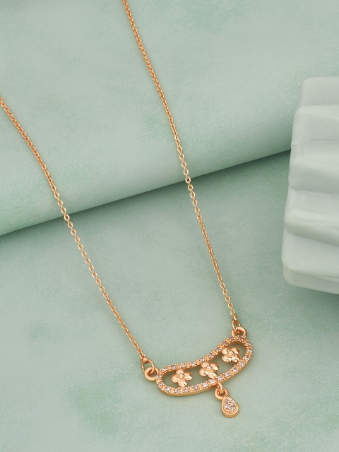 

LAFORWORD Women Gold-Toned Brass Gold-Plated Necklace