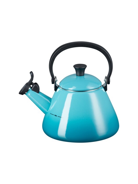 

LE CREUSET Blue Solid Stainless Steel Glossy Kettle