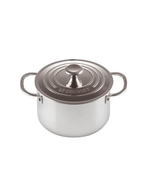 

LE CREUSET Steel-Toned Solid 3-Ply Stainless Steel Cookware Deep Casserole