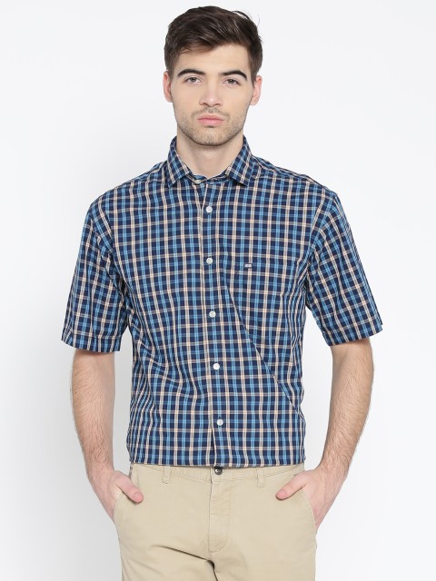 

Arrow Sport Men Blue Checked Casual Shirt