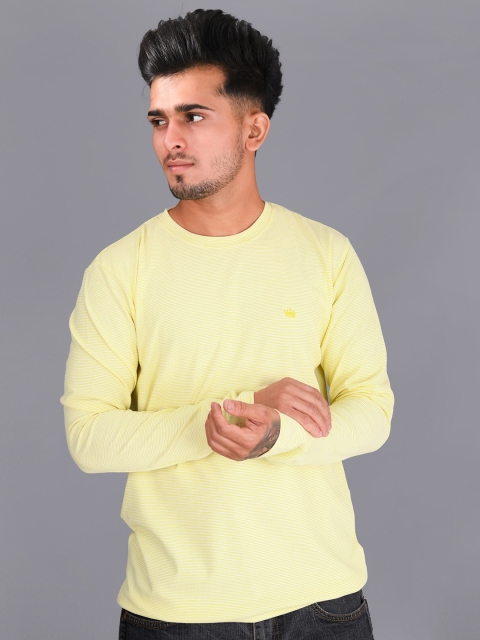 

FRENCH CROWN Men Yellow T-shirt