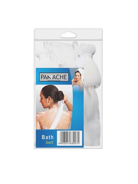 

Panache White Bath Belt Back Scrubber