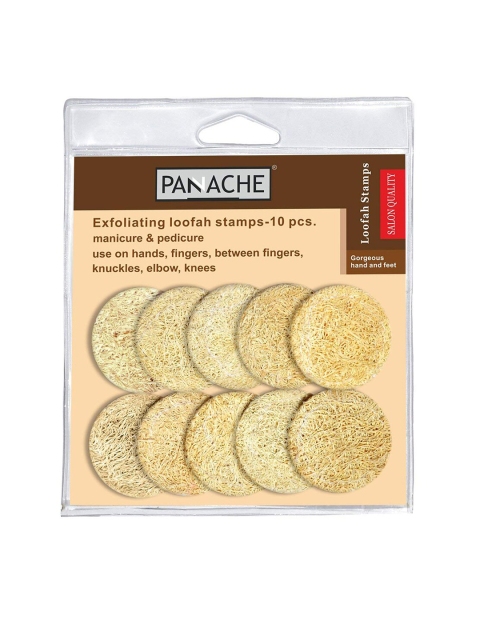 

Panache Set Of 10 Cream Loofah Stamps