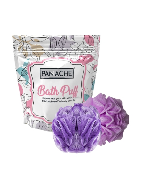 

Panache Pack Of 2 Purple & Blue Bath Puff Loofah