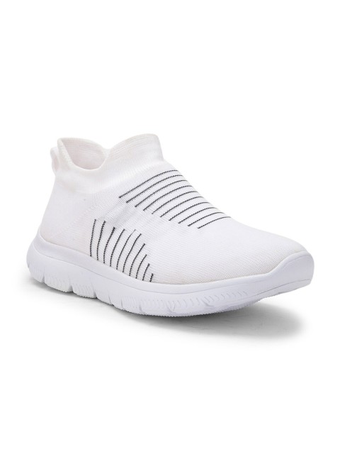 

Liberty Men White Running Non-Marking Shoes