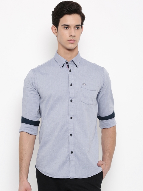 

Arrow Sport Men Lavender Slim Fit Self Design Casual Shirt