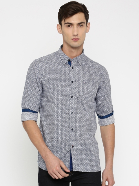 

Arrow Sport Men Blue & White Slim Fit Printed Casual Shirt