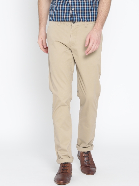 

Arrow Sport Men Beige Chrysler Fit Solid Chinos