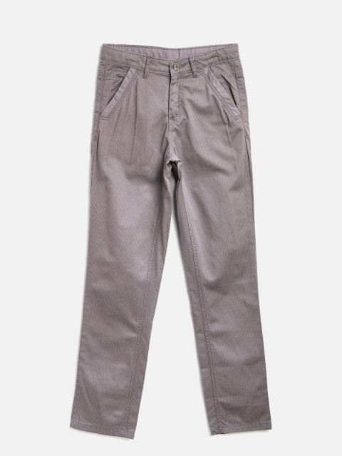 

Palm Tree Boys Grey Printed Trousers