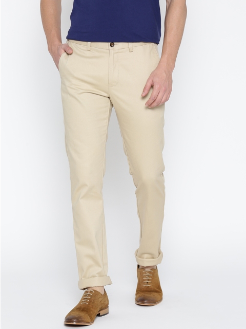 

Arrow Sport Men Beige Chrysler Fit Solid Chinos