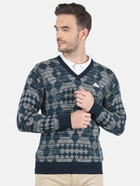 

Monte Carlo Men Blue & Grey Pullover