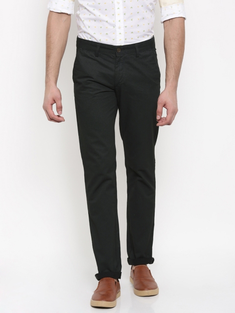 

Arrow Sport Men Black Chrysler Fit Trousers