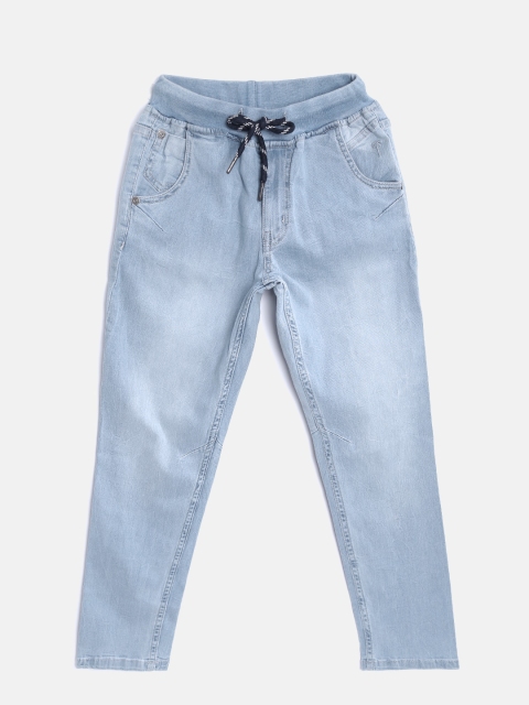 

Palm Tree Boys Blue Mid-Rise Washed Clean Look Jeans