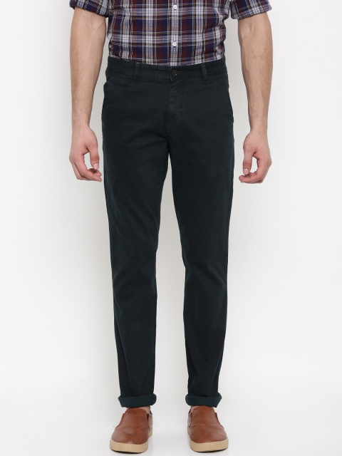 

Arrow Sport Men Navy Blue Chrysler Tapered Fit Printed Regular Trousers