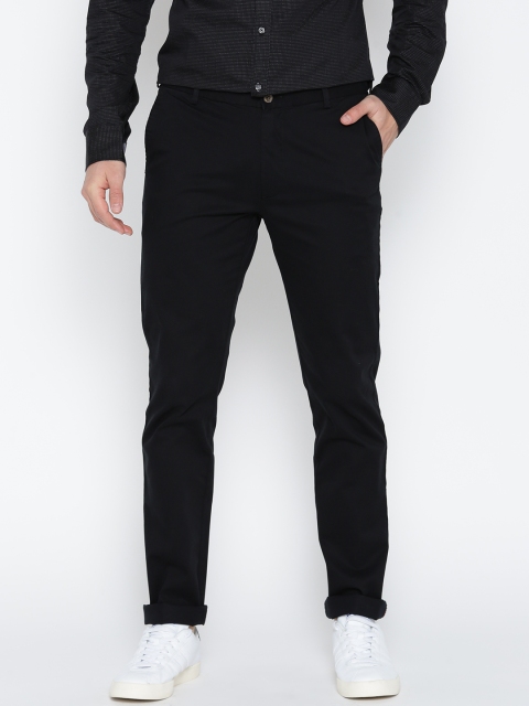 

Arrow Sport Men Black Chrysler Fit Solid Chinos