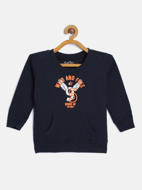

Palm Tree Boys Blue Printed Sweatshirt