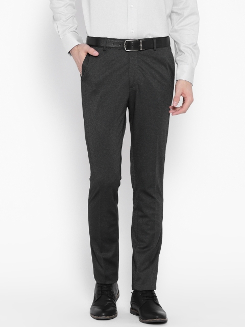 

Arrow New York Men Black Super Slim Fit Trousers