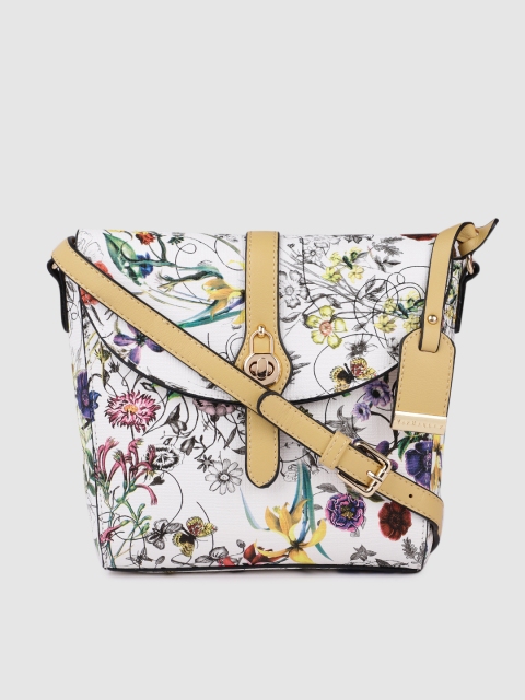 

Van Heusen Women Yellow Floral Printed Structured Sling Bag