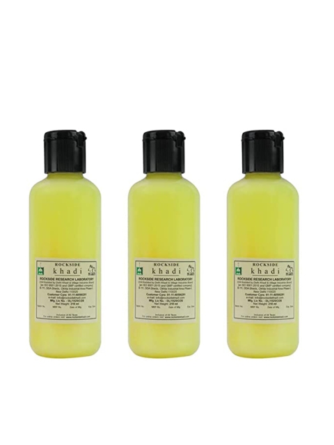 

ROCKSIDE KHADI Set Of 4 Yellow Saffron Shampoo