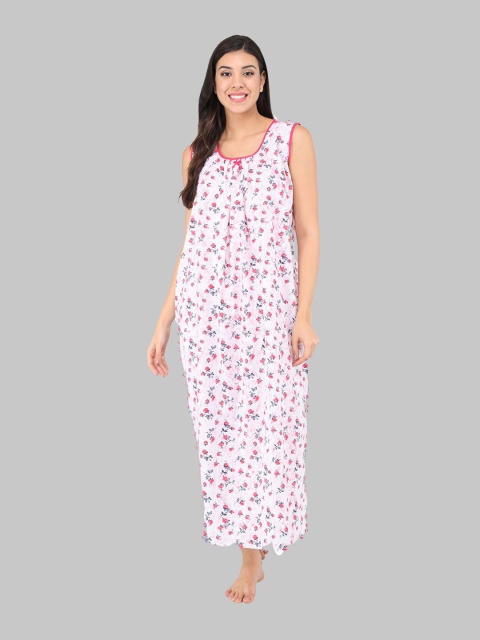 

Shararat Orange Printed Maxi Nightdress, Pink