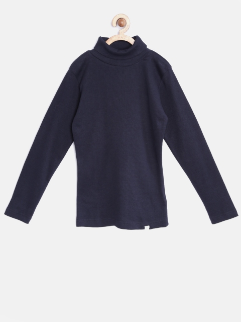 

Palm Tree Girls Navy Blue Solid Sweatshirt