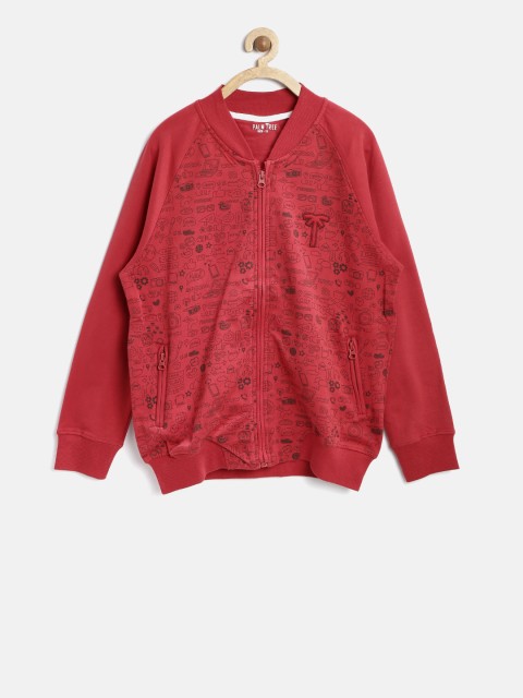 

Palm Tree Boys Red Printed Sweatshirt