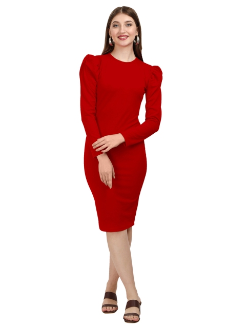 

SWEETPEL Red Bodycon Dress