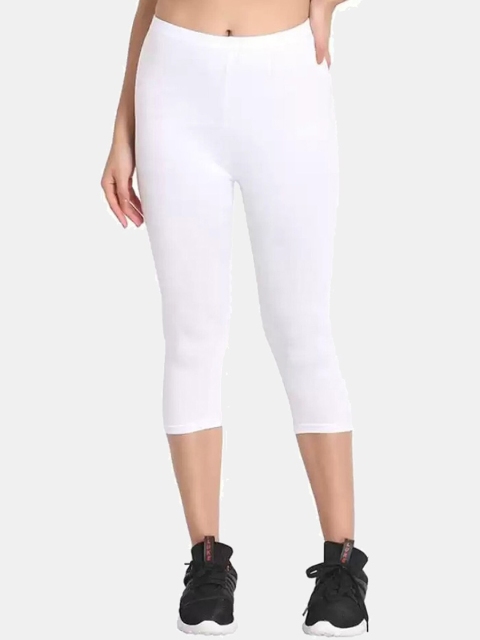 

FRENCH KLEIDER Girls White Cotton Capris