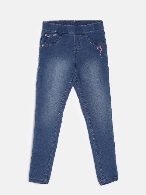 

Palm Tree Girls Blue Washed Jeggings