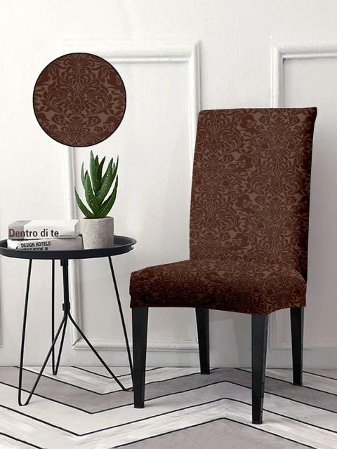 

Cortina Brown Jacquard Stretchable Chair Slipcovers