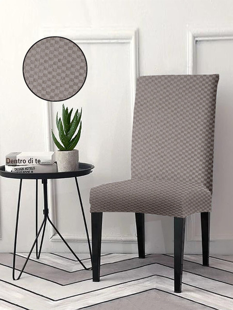 

Cortina Grey Jacquard Printed Stretchable Chair Slipcovers