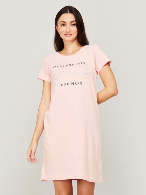 

Ginger by Lifestyle Pink Print Longline Top