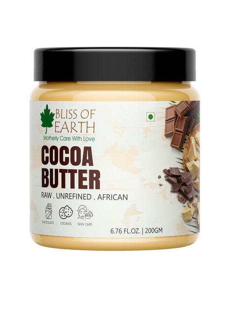 

Bliss of Earth 100% Organic Raw Cocoa Butter Body Lotion 200gm, Coffee brown