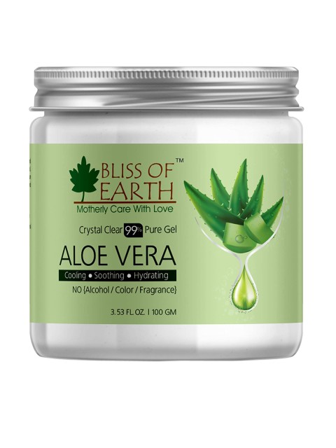 

Bliss of Earth Adults Transparent 99% Pure Crystal Clear Aloe Vera Gel 1kg