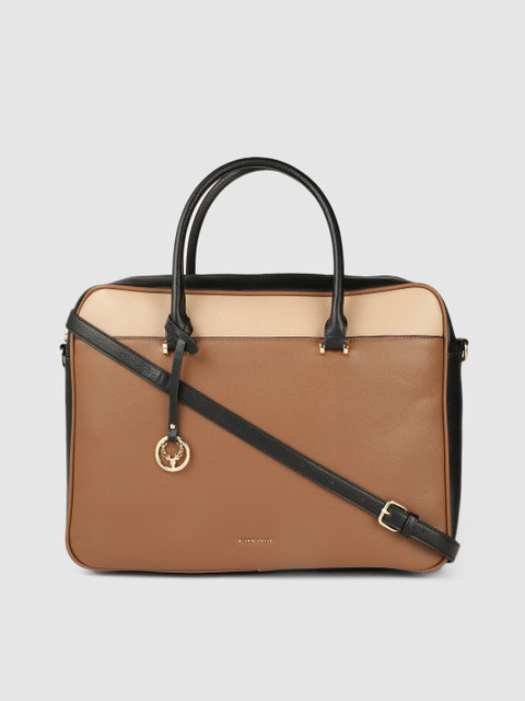

Allen Solly Women Tan PU Laptop Bag
