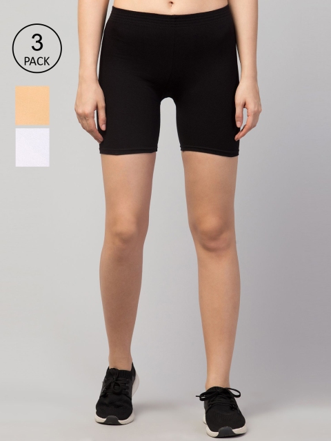 

Apraa & Parma Women Beige Slim Fit Cycling Sports Shorts