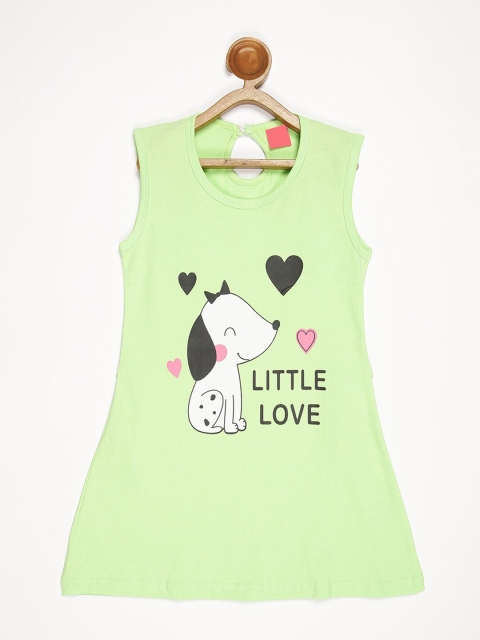 

V2 Value & Variety Green A-Line Dress
