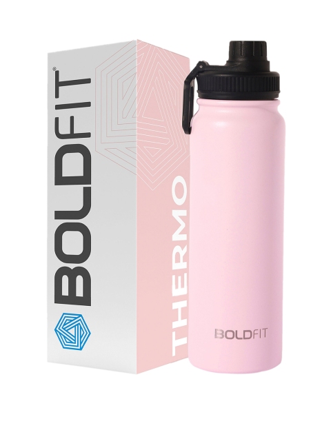 

BOLDFIT Pink Solid Double-Walled Vacuum Insulated Stainless Steel Water Bottle