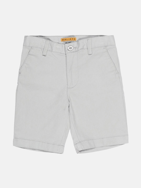 

Balista Boys Grey Solid Shorts