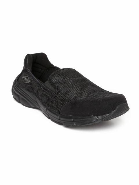 

Lotto Men Black Easy Slip-On Sneakers