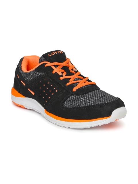 

Lotto Men Black Lorenzo Running Shoes